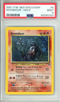Pokemon Graded: Houndour 5/75 Neo Discovery (2001) Holo PSA 9