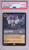 Lorcana Graded: Mickey Mouse Musketeer PSA 10