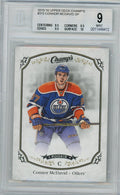 Connor McDavid 2015-16 Upper Deck Champ's SP RC BGS 9