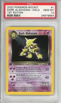 Pokemon Graded: Dark Alakazam 1st Edition PSA 10