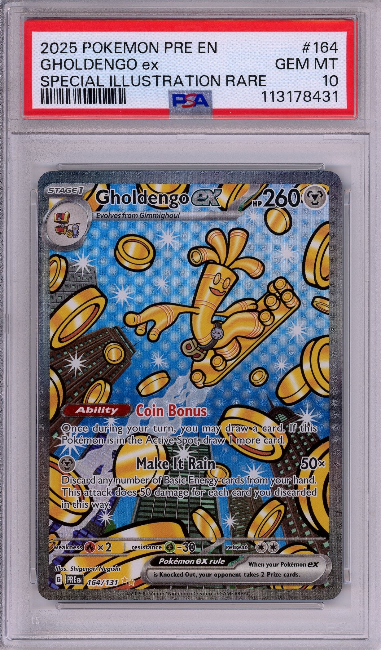 Pokemon Graded: Gholdengo ex PSA 10