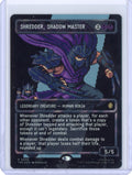 Shredder, Shadow Master (Borderless) (Surge Foil) - Commander: Teenage Mutant Ninja Turtles (TMC)