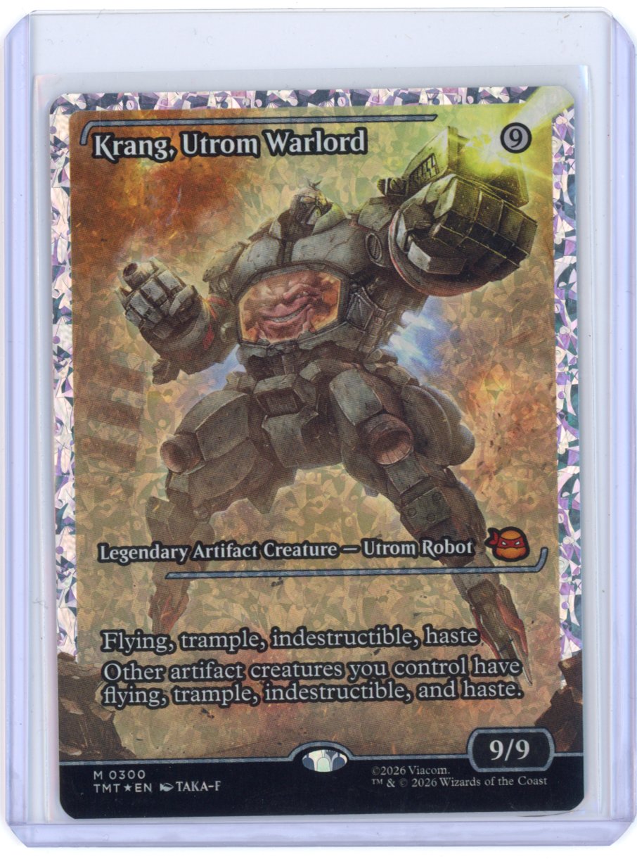 Krang, Utrom Warlord (Showcase) (Fracture Foil) - Teenage Mutant Ninja Turtles (TMT)