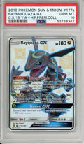 Pokemon Graded: Rayquaza GX 177a/168 Sun & Moon Celestial Storm (2018) Full Art Holo PSA 10