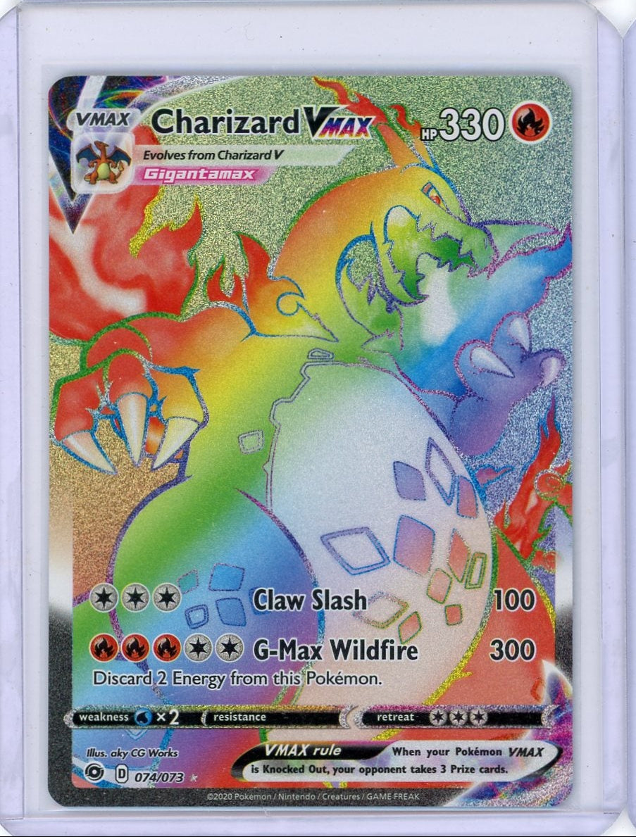 Charizard VMAX 2020 Pokemon Champion's Path Secret rare #074/073