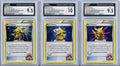 Pokemon Graded: FULL SET World Championships 2012 Trainer No. 1, 2, & 3 Holo Punch Cancelled CGC Graded