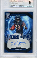 Devin Hester 2025 Panini Donruss Elite Etched in Time Signatures #'d 1 of 1 BGS 9