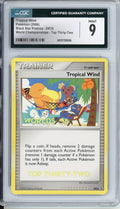 Pokemon Graded: Tropical Wind #DP25 Black Star Promo World Championships 2008 Top Thirty-Two CGC 9