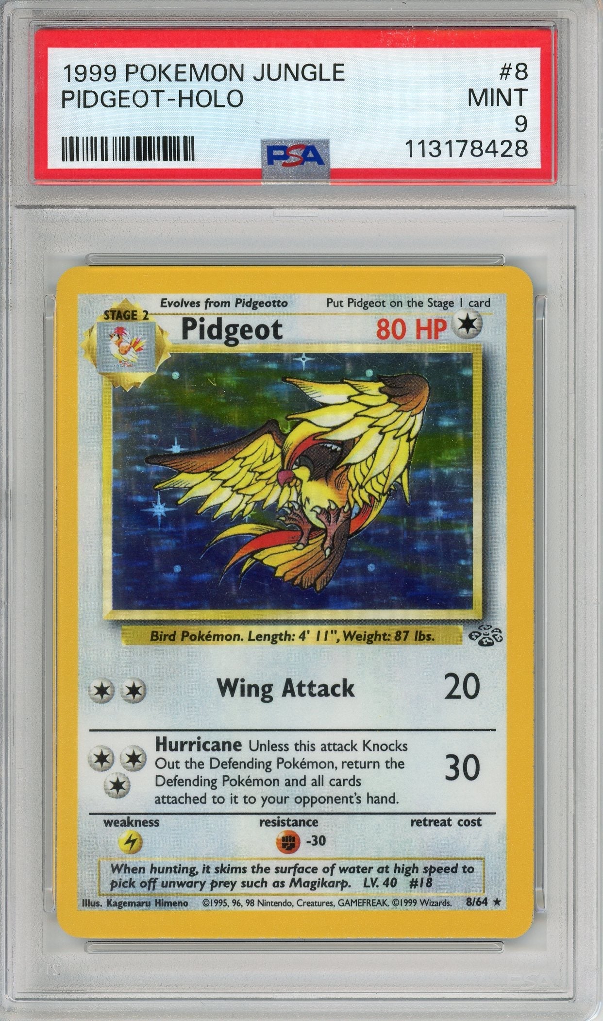 Pokemon Graded: Pidgeot PSA 9