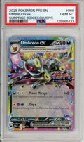 Pokemon Graded: Umbreon ex 60/131 Prismatic Evolutions Surprise Box Stamped (2025) PSA 10