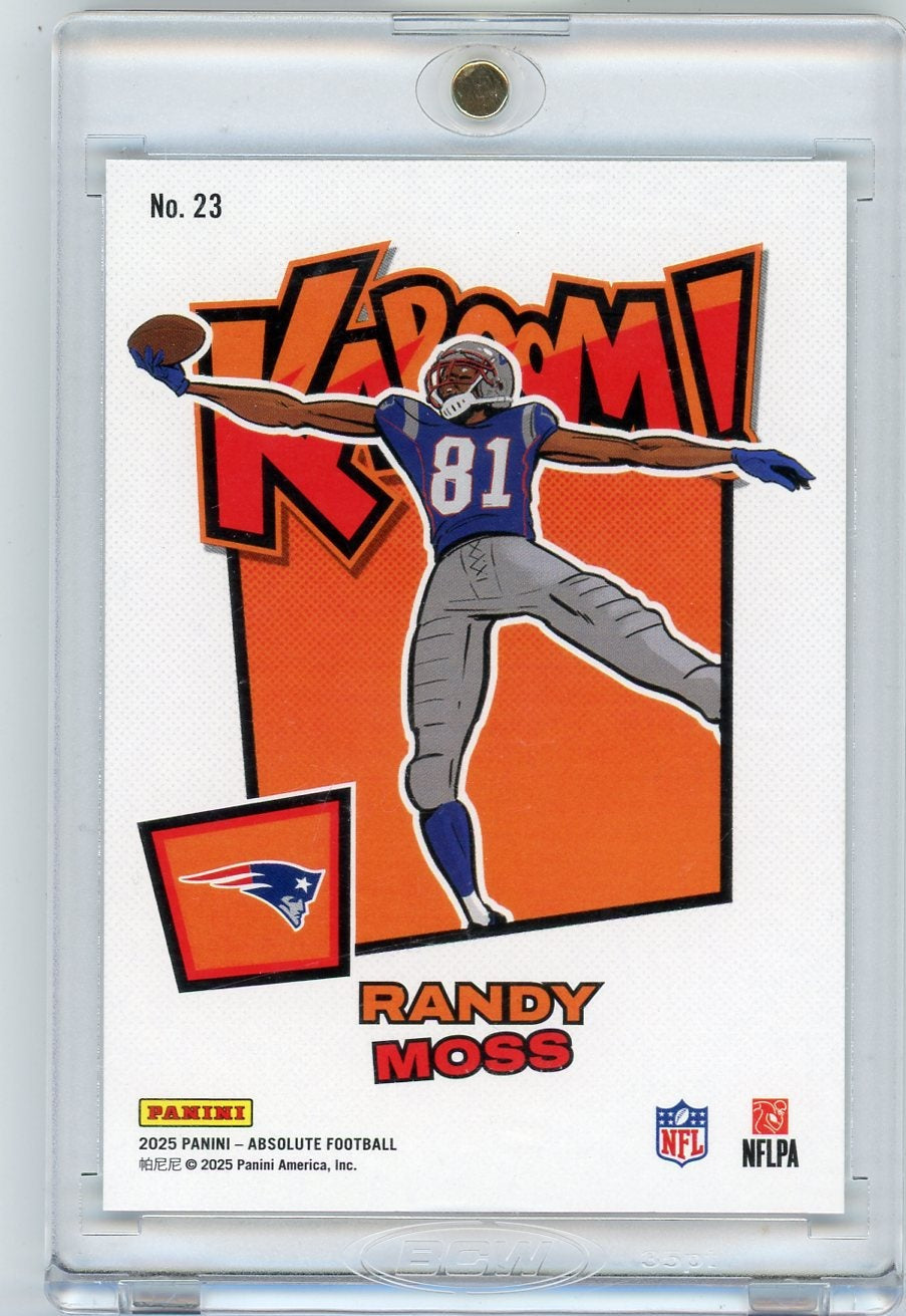 Randy Moss 2025 Panini Absolute KABOOM! SSP