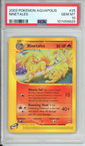 Pokemon Graded: Ninetales 25/147 Aquapolis (2003) PSA 10