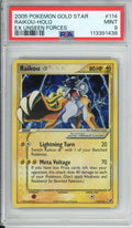 Pokemon Graded: Raikou Gold Star 114/115 Ex Unseen Forces (2005) Holo PSA 9