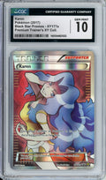 Pokemon Graded: Karen #XY177a Promo Premium Trainer's XY Collection CGC 10