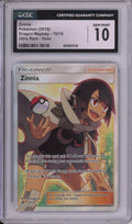 Pokemon Graded: Zinnia Trainer 70/70 Dragon Majesty (2018) Ultra Rare Holo CGC 10