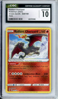 Pokemon Graded: Radiant Charizard 20/159 Crown Zenith (2023) Radiant Holo CGC 10