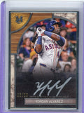 Yordan Alvarez 2025 Topps Museum Collection Framed Autograph #'d 06/25