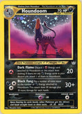 Pokemon Single: Houndoom 1st Edition 8/64 Neo Revelations (2000) Holo NM