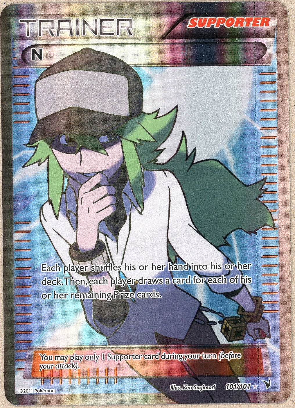 Pokemon Single: N 101/101 Noble Victors (2011) Full Art NM