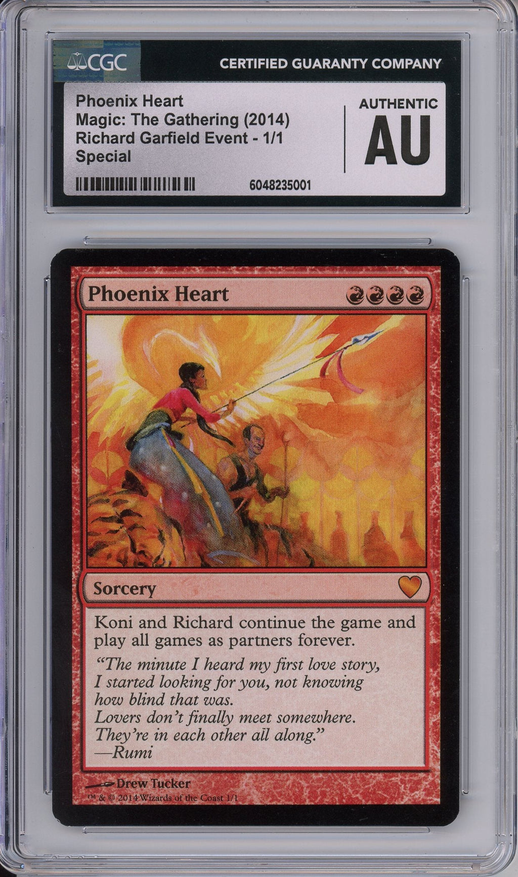 MTG Graded: Phoenix Heart CGC Authenticated