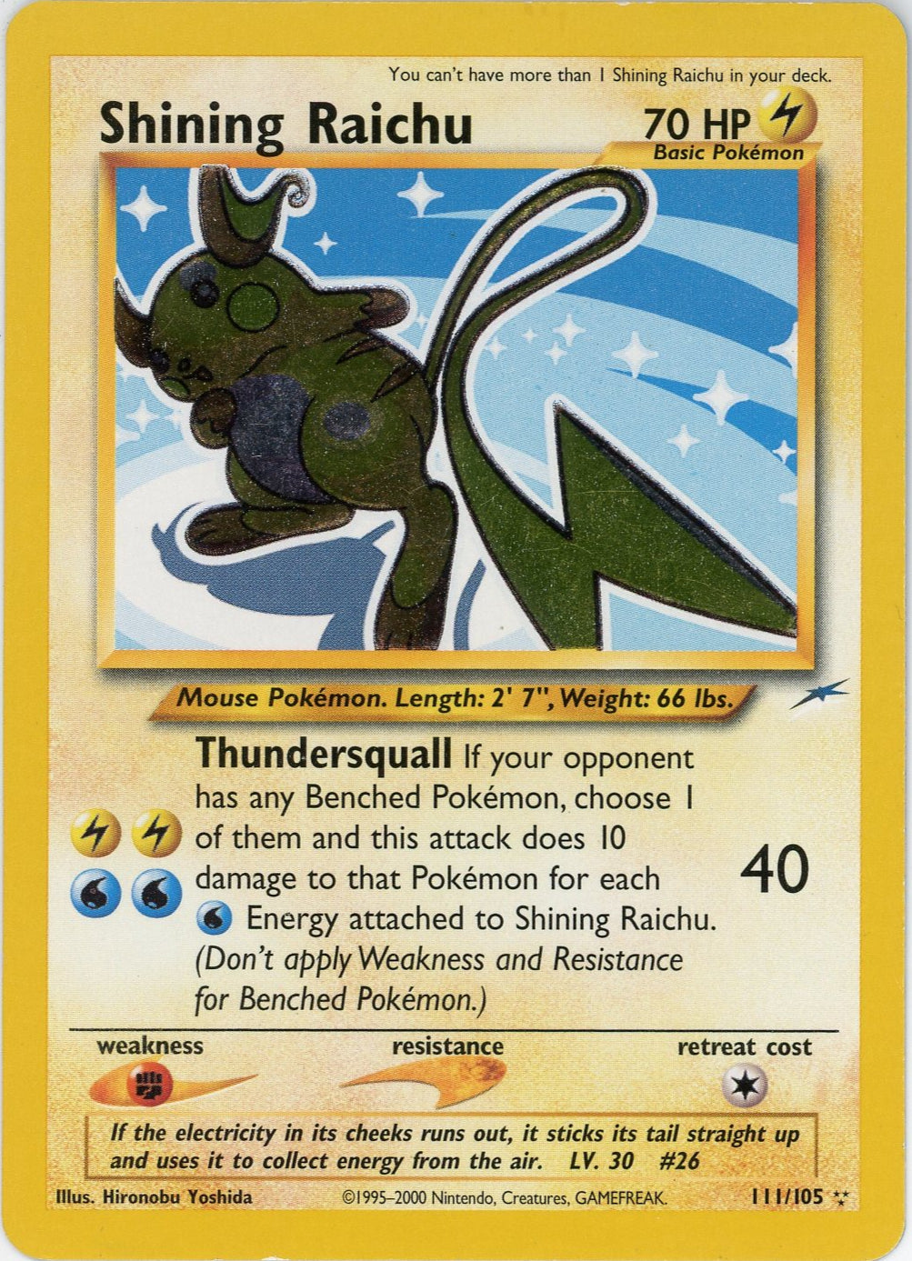 Pokemon Single: Shining Raichu 111/105