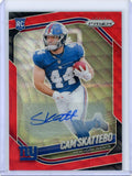 Cam Skattebo 2025 Panini Prizm Red Wave Autograph #'d 23/149