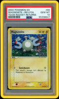 PSA 10 MAGNEMITE TEAM ROCKET RETURNS REV HOLO