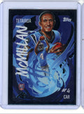 Tetairoa McMillan 2025 Topps Chrome Ultraviolet rookie card