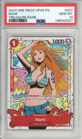 One Piece Graded: Nami ST01-007 Treasure Rare Alternate Art PSA 10