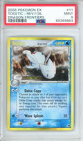 Pokemon Graded: Togetic 11/101 Dragon Frontiers (2006) Reverse Foil PSA 9