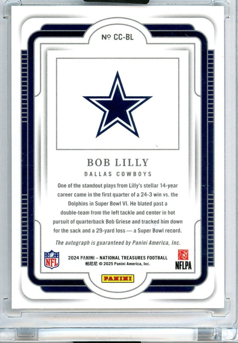 Bob Lilly 2024 Panini National Treasures Autograph #'d 64/99