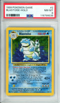Pokemon Graded: Blastoise 2/102 Base Set (1999) Holo PSA 8