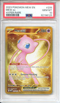 Pokemon Graded: Mew ex 205/165 Scarlet & Violet 151 (2023) Gold Hyper Rare PSA 10
