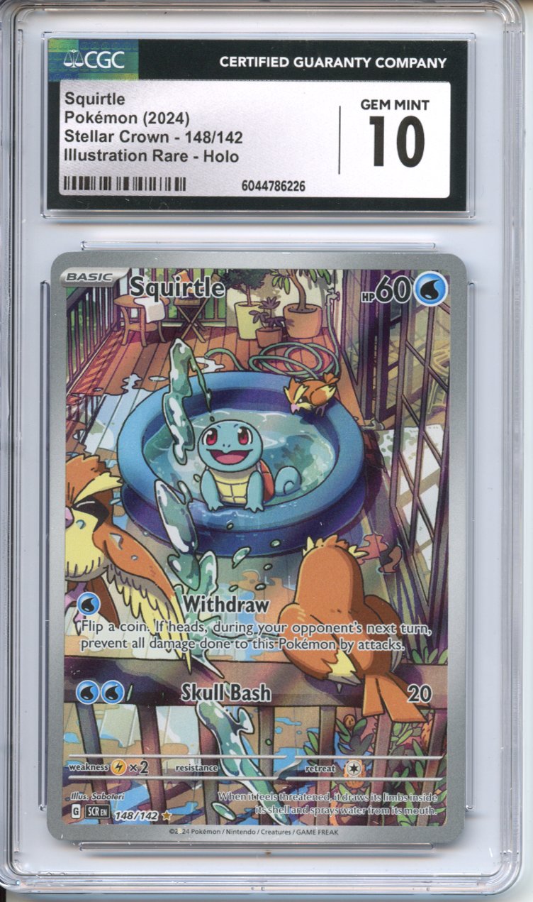 Pokemon Graded: Squirtle CGC 10