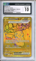 Pokemon Graded: Gold Pikachu ex CGC 10
