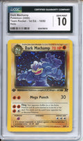 Pokemon Graded: 1st Edition Dark Machamp CGC 10