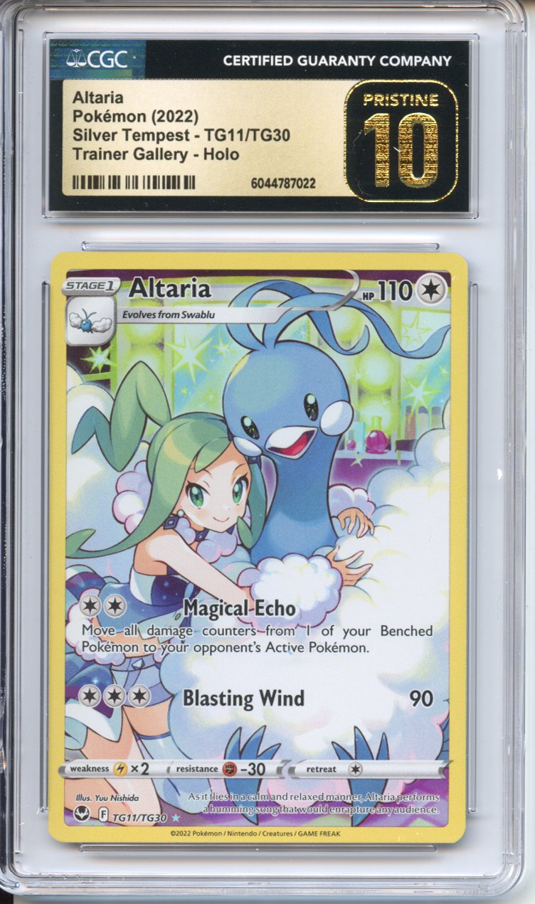 Pokemon Graded: Altaria TG11/TG30 Silver Tempest (2022) Holo CGC Pristine 10