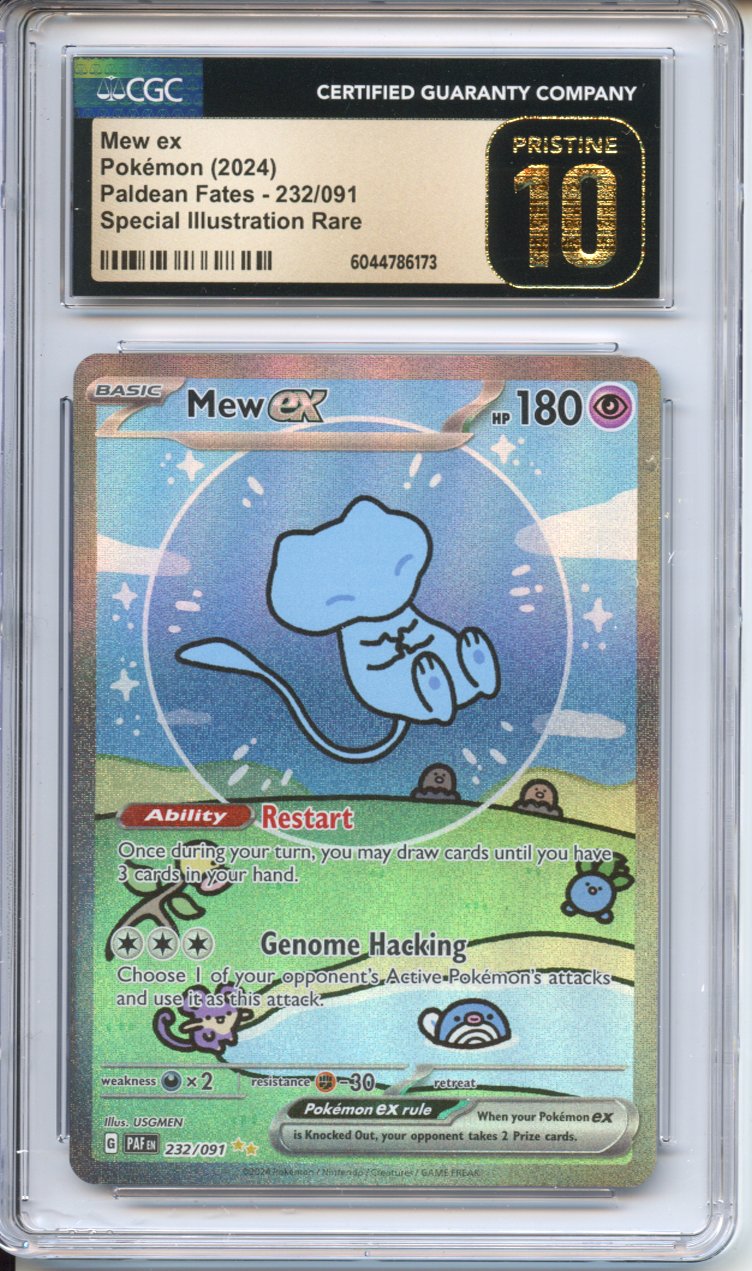 Pokemon Graded: Shiny Mew ex CGC Pristine 10