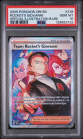 PSA 10 - 2025 POKEMON DRI EN-DESTINED RIVALS #238 ROCKET'S GIOVANNI SPECIAL ILLUSTRATION RARE