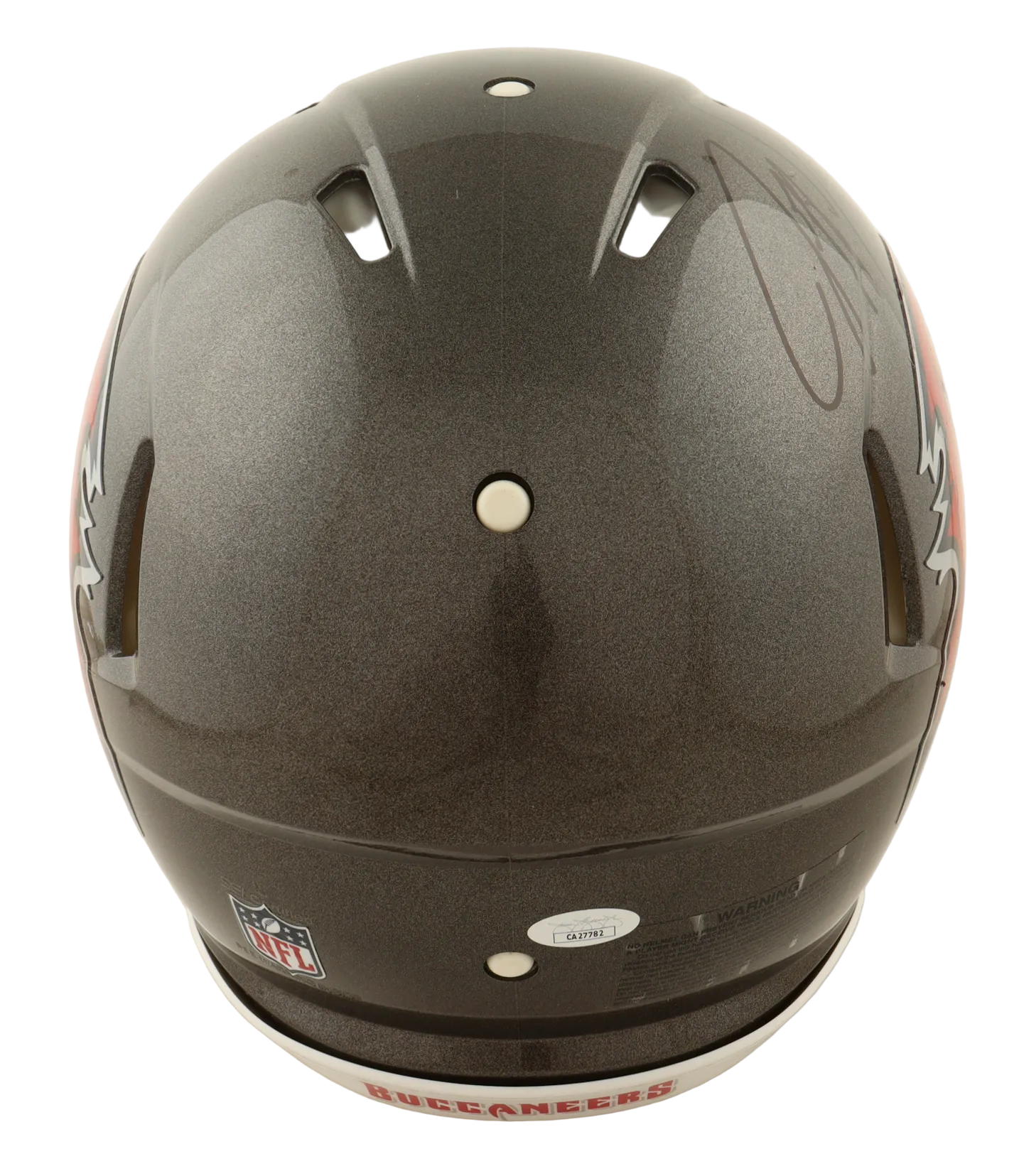 Jeff Garcia Autographed Buccaneers Full-Size Authentic On-Field Speed Helmet (JSA)