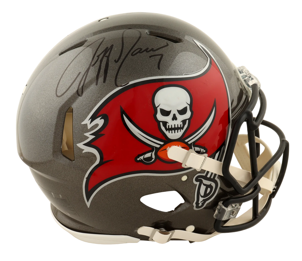 Jeff Garcia Autographed Buccaneers Full-Size Authentic On-Field Speed Helmet (JSA)