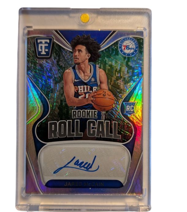 2024-25 Panini Totally Certified Jared McCain Rookie Roll Call Auto #'d 06/25