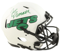 Joe Namath Autographed Jets Full-Size Authentic On-Field Lunar Eclipse Alternate Speed Helmet (Beckett)