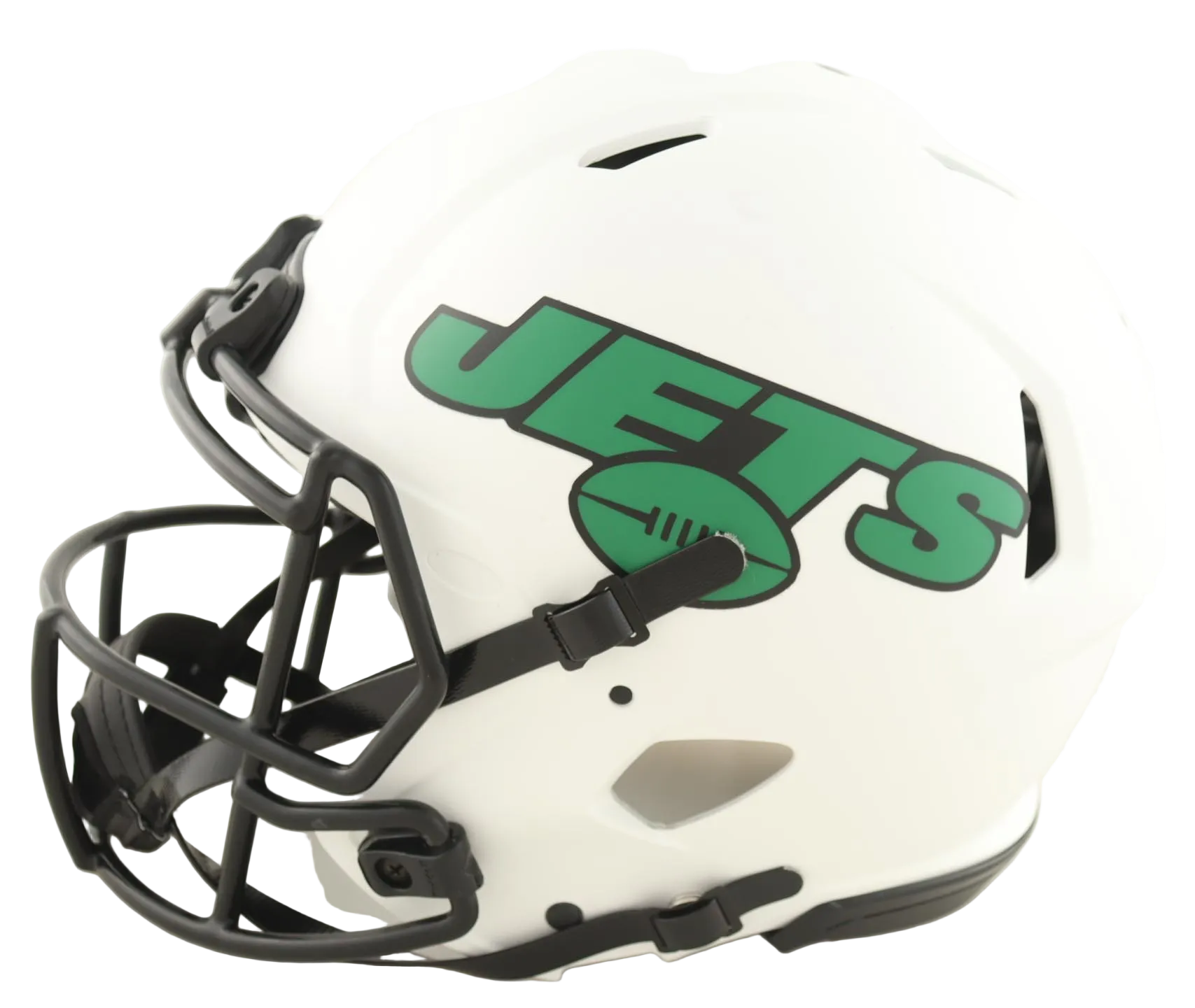 Joe Namath Autographed Jets Full-Size Authentic On-Field Lunar Eclipse Alternate Speed Helmet (Beckett)