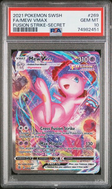 Mew VMAX #269 PSA 10