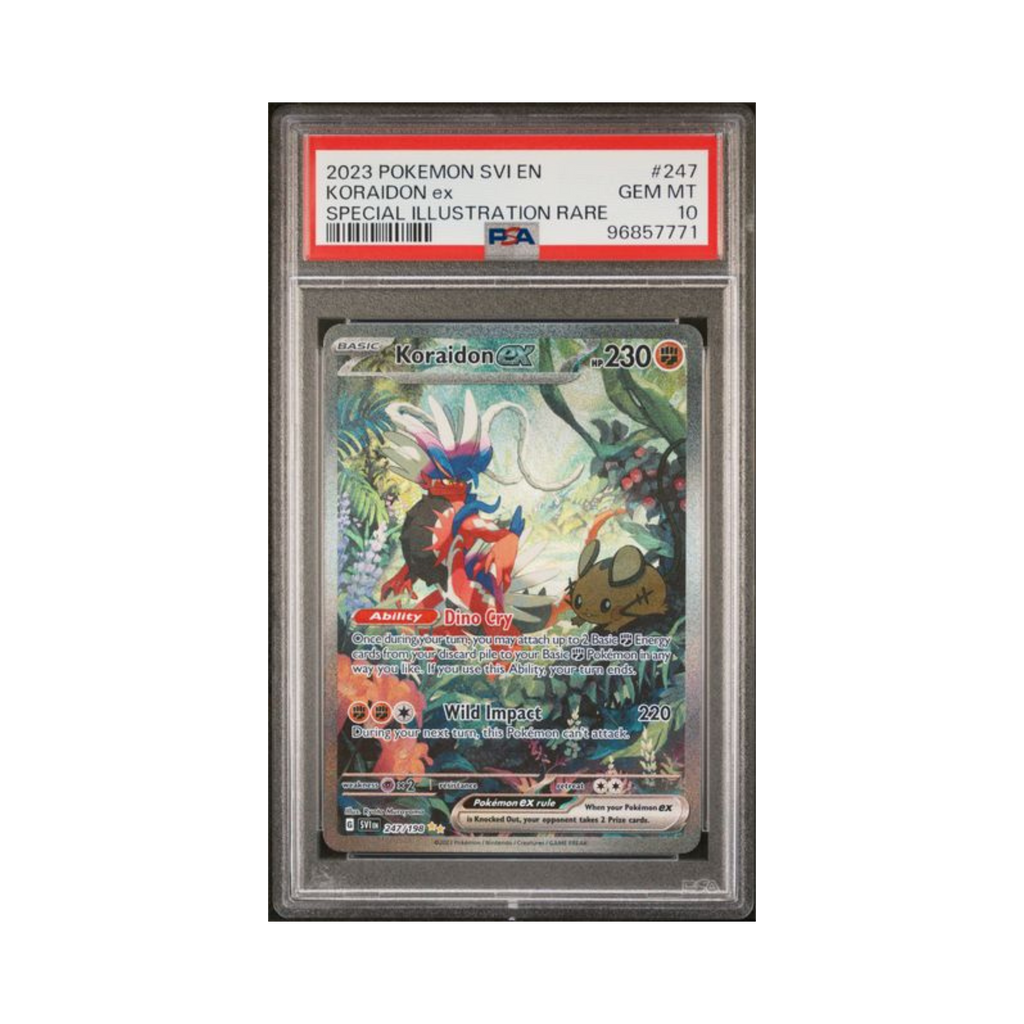 2023 Pokemon Scarlet & Violet Special Illustration Rare Koraidon Ex #247 PSA 10