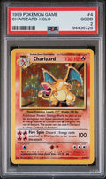 Charizard 1999 Pokemon Base Set holo #4/102 PSA 2