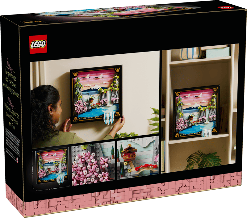 LEGO Japanese Cherry Blossom Landscape