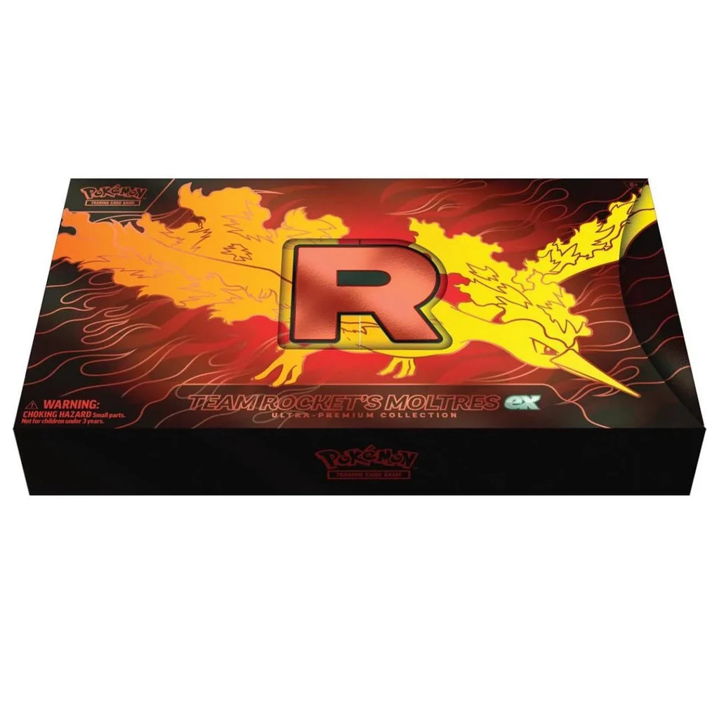 Team Rocket Moltres ex UPC and Golden Ticket