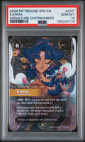 Karma Signature Overnumber PSA 10
